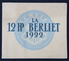Brochure publicitaire 1922
