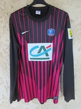 Maillot goal porté n°1 COUPE DE FRANCE NIKE noir CA PMU match worn shirt L/S L