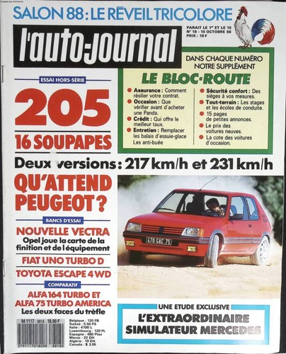 205 soupapes l auto - soupapes, l'auto