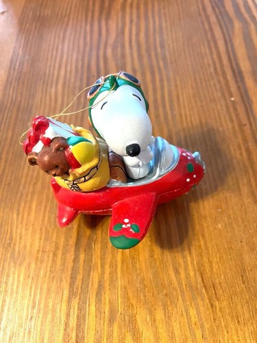 Ornement snoopy noël avion - noël,,