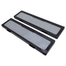 Cadre De Plaque 'immatriculation Cadre De Plaque 'immatriculation Noire 2pcs