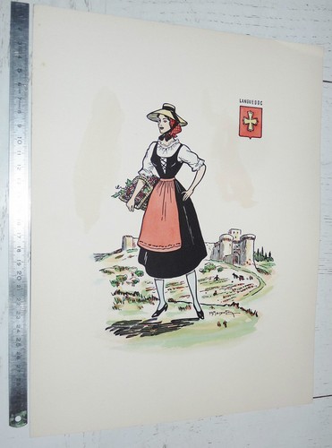 Planche chromo 1955 - planche,