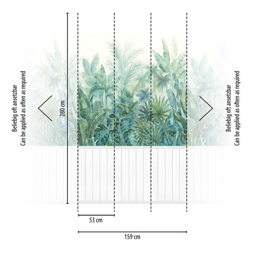 Bois lattes tropical - &, plantes