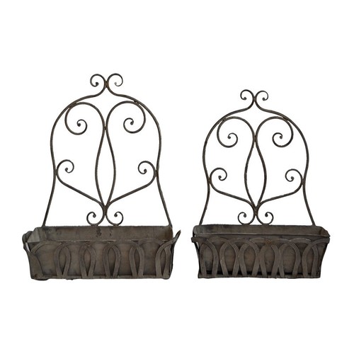Ensemble jardinières fer - jardinières,