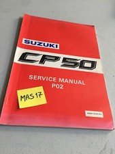 Suzuki scooter CP50 CP 50 revue technique manuel atelier moto en anglais P02
