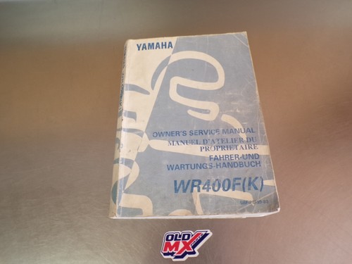 Manuel atelier yamaha wrf400 - yamaha,