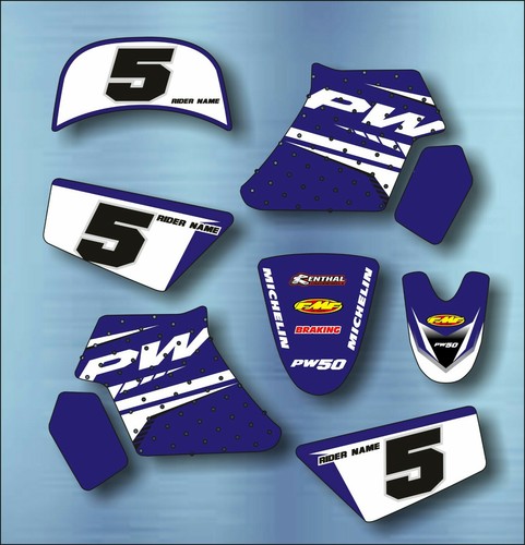 Yamaha blue graphics - blue,