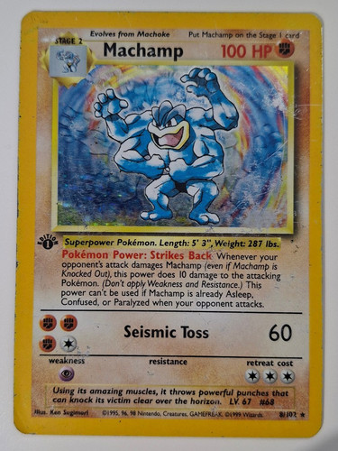 Carte pokémon machamp - pokémon,