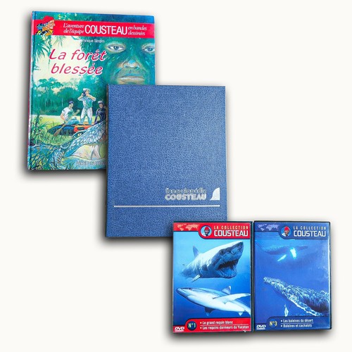 Lot commandant cousteau - cousteau, :
