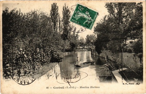 Cpa corbeil moulins hutteau - moulins,