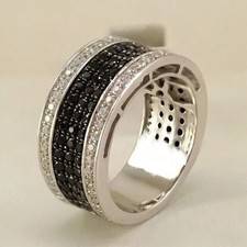 Men's 3CT Round Cut Created
