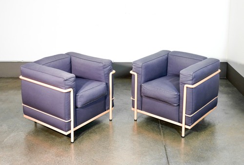Paire poltrones lc2 design - paire,
