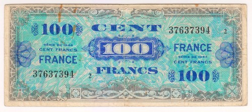 1944 france 100 francs - 1944,