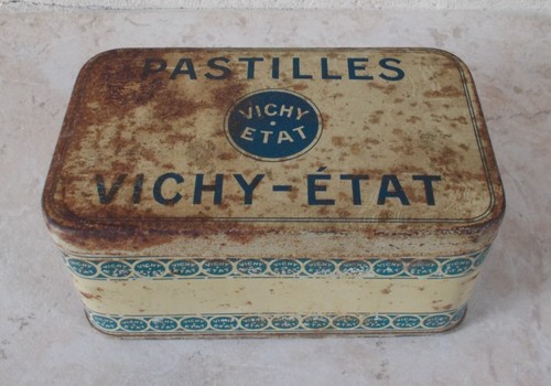 Ancienne boite métal bonbons - boite,