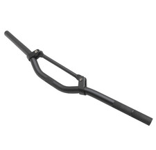 Guidon street alu noir mat