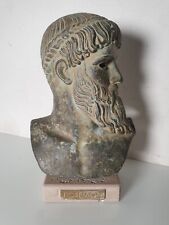 sculpture buste poseidon dieu grec ceramique terre cuite made in greece