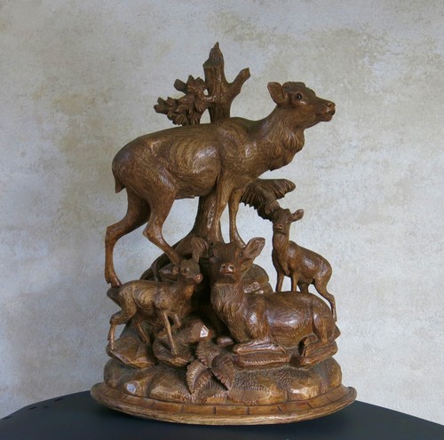 Black forest cerf biche - black,