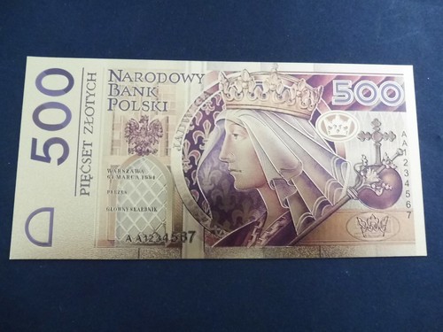 Splendide billet dorée or - ,