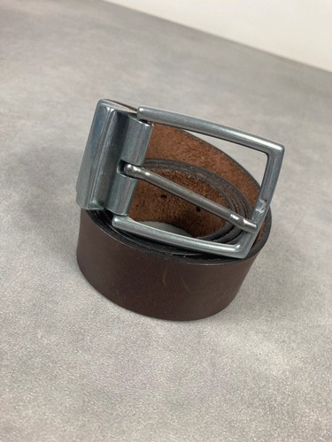 Ceinture cuir marron - , vintage