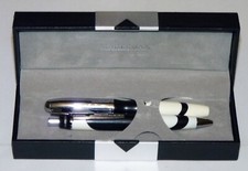 SUPERBE PARURE STYLO PLUME IRIDIUM POINT GERMANY  ET BILLE Marksman DANS ECRIN