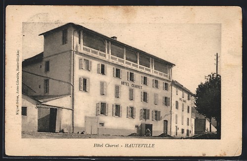 Cpa hauteville hotel charvet - hauteville,,