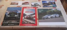 Programme Rallye Monte Carlo Carte Solberg Postcard Cartolina Ogier wrc Card