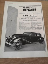 Publicité 1933 Renault