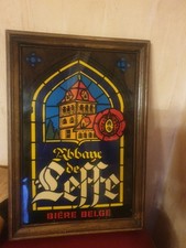 Enseigne Publicitaire Pub Bar Bistrot Biere Belge Abbaye De Leffe 29x41cm 