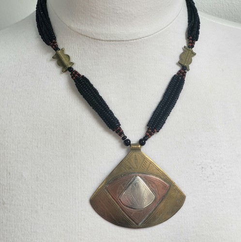 Collier pendentif touareg - collier,
