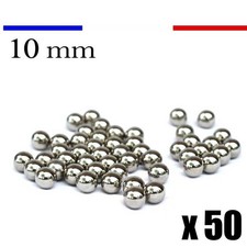 Lot de 50 Billes Acier Carbone