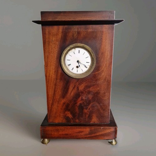 Pendule borne acajou - paris, ier