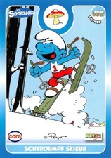 Carte à jouer Cora Les Schtroumpfs 2013 N° 47