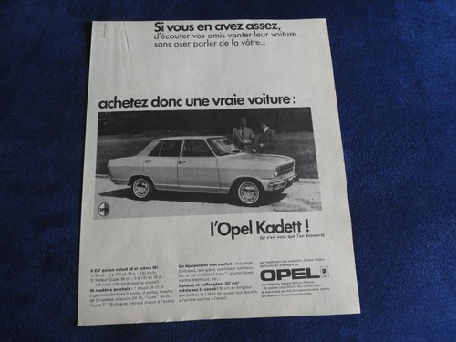 Publicité automobile opel - automobile,