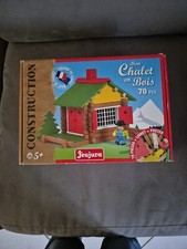 Jeu de construction Jeujura Mon Chalet en Bois 70 pièces