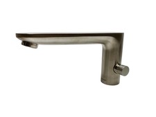 Robinetterie 3 trous DURAVIT Wave en acier inoxydable brossé WA5260000070