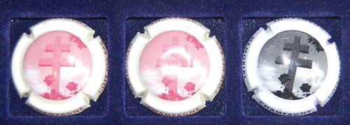 Plaque muselet de - 3,