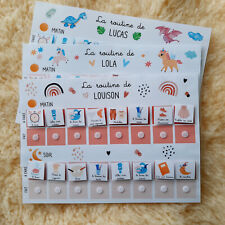 Routine enfant matin et soir -