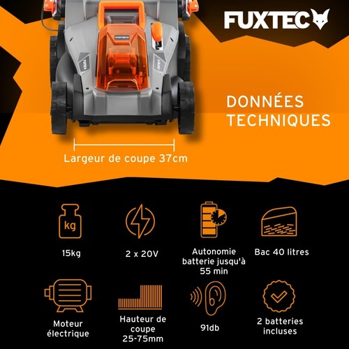 Fuxtec e2rm37 tondeuse - fuxtec, fx-e2rm37