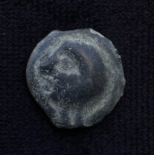 Monnaie Gauloise Senone Potin A La Tête Chauve Et Au Sanglier,Hte. Et Moy. Seine