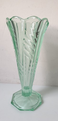 Vase cornet verre vintage - cornet, en