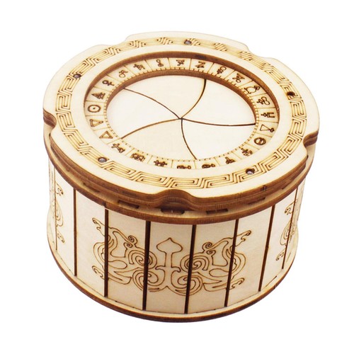 Boîte puzzle bois - en,