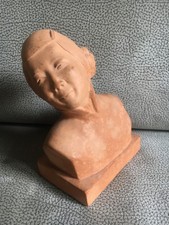 ANCIENNE TERRE CUITE BUSTE GASTON HAUCHECORNE