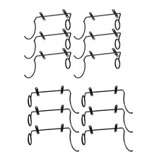 6Pcs Fer Casier à Vin Mural