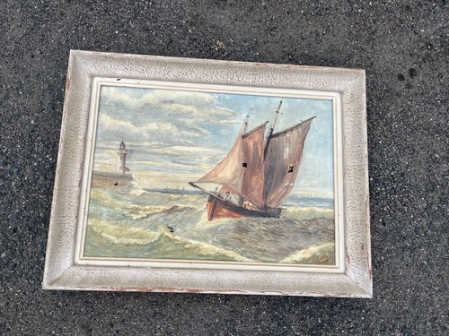 Tableau marine voilier - , par