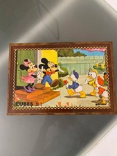 Jeu de cubes Disney vintage