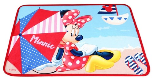 Minnie plage tapis 40x60cm - minnie,