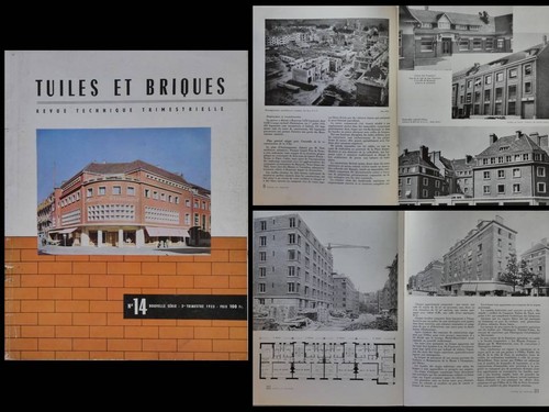Tuiles briques 14 1953 - tuiles, et