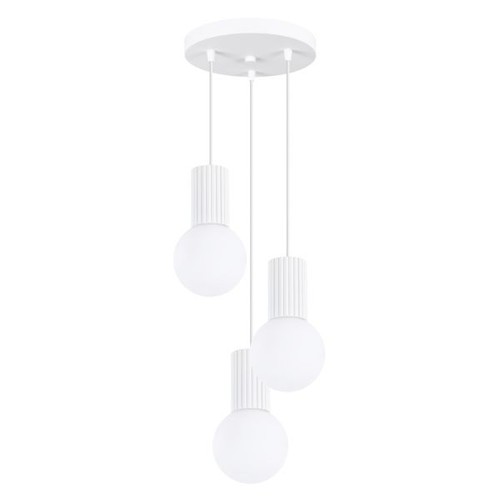 Suspension aluminium blanc - aluminium,