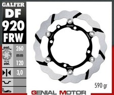 Galfer Disque Frein Devant WAVE GROOVED 260x3mm SHERCO 300 SEF FORK WP-KYB 14>15