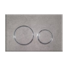 Plaque Entraînement De Effet Ciment Sigma21 Double Bouton Geberit